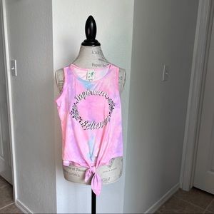BRAND NEW!! Lily Bleu M (10/12) tie dye tank top